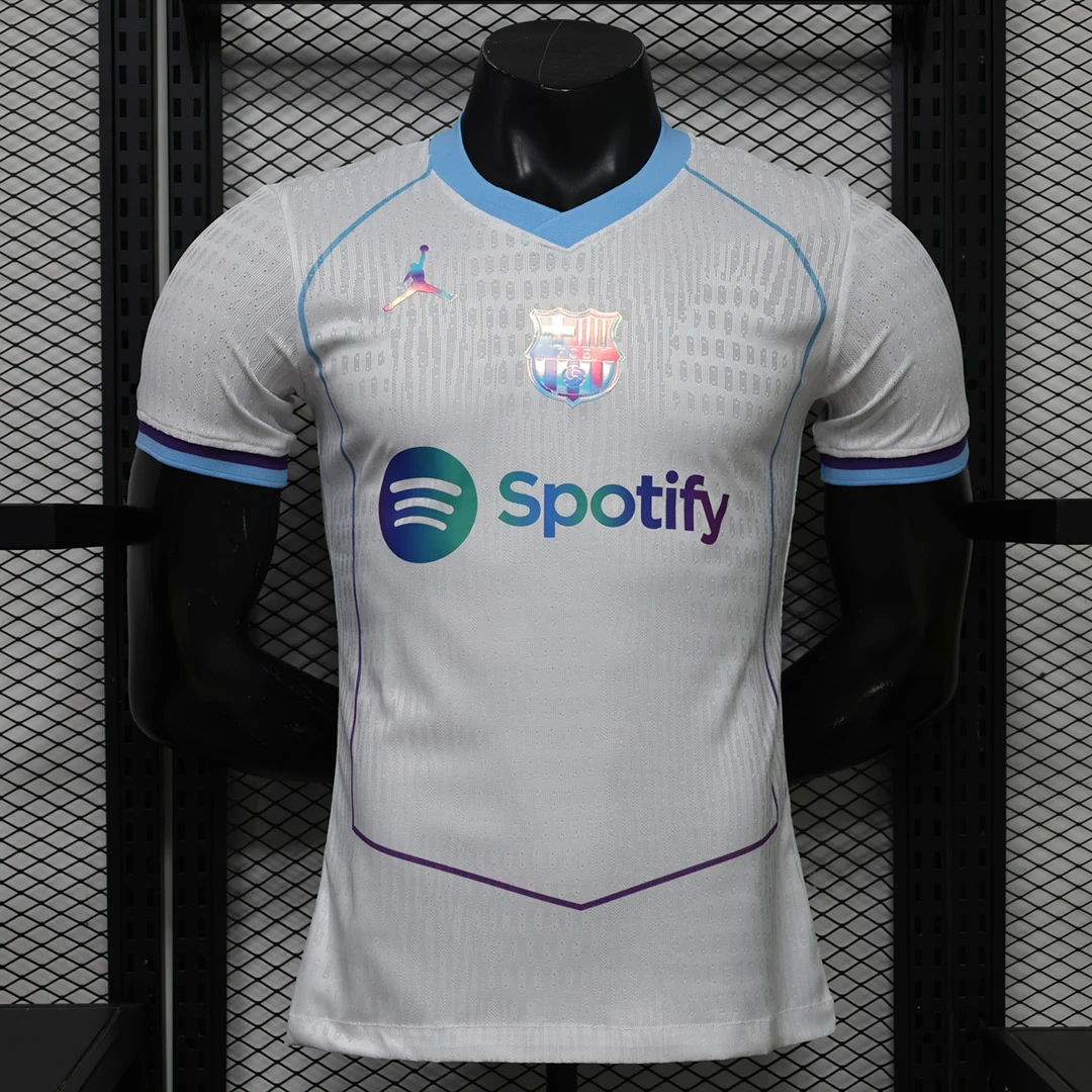 26/27 Barcelona Concept Edition Jordan White Player Version Soccer Jersey