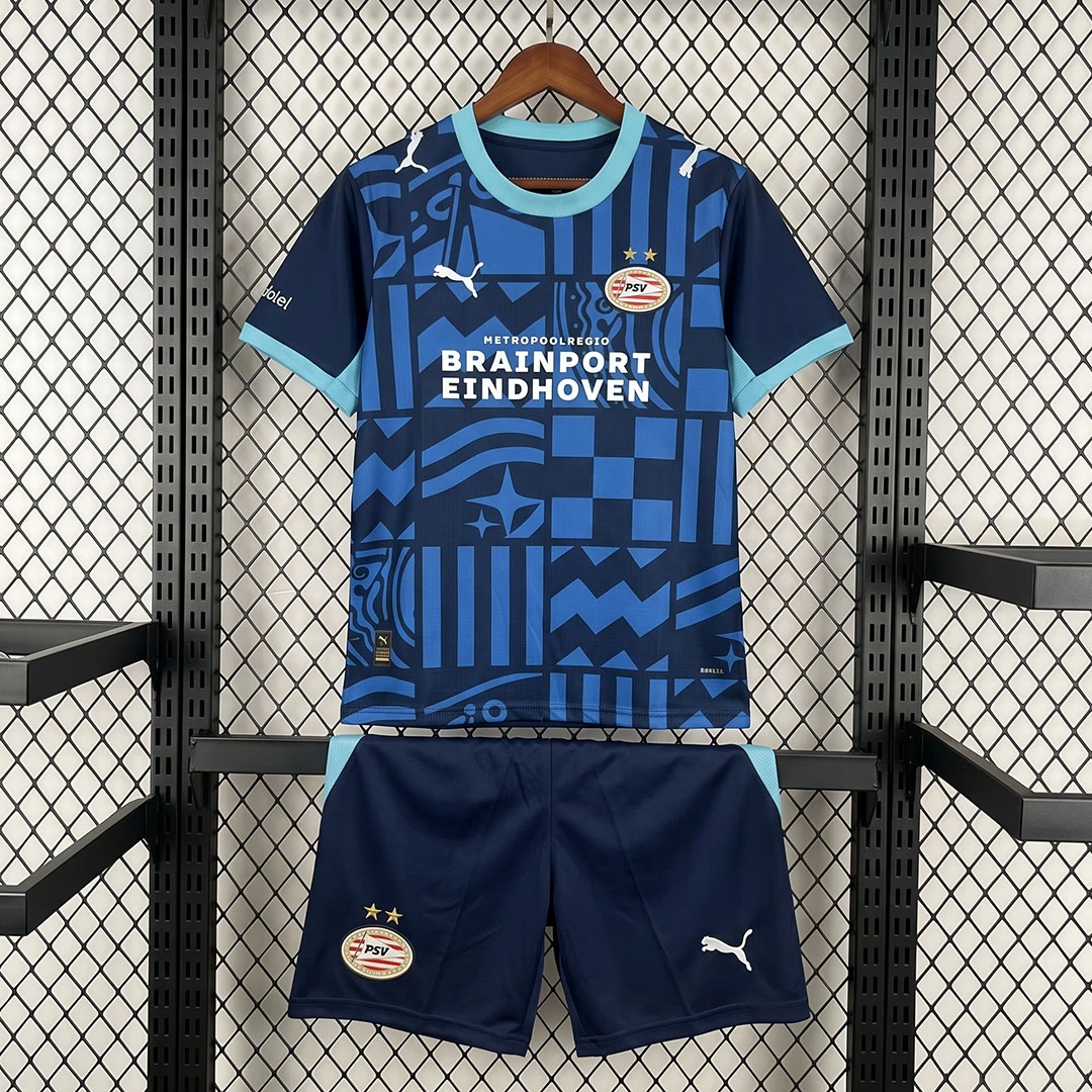26/27 PSV Eindhoven Third Kids Soccer Jersey