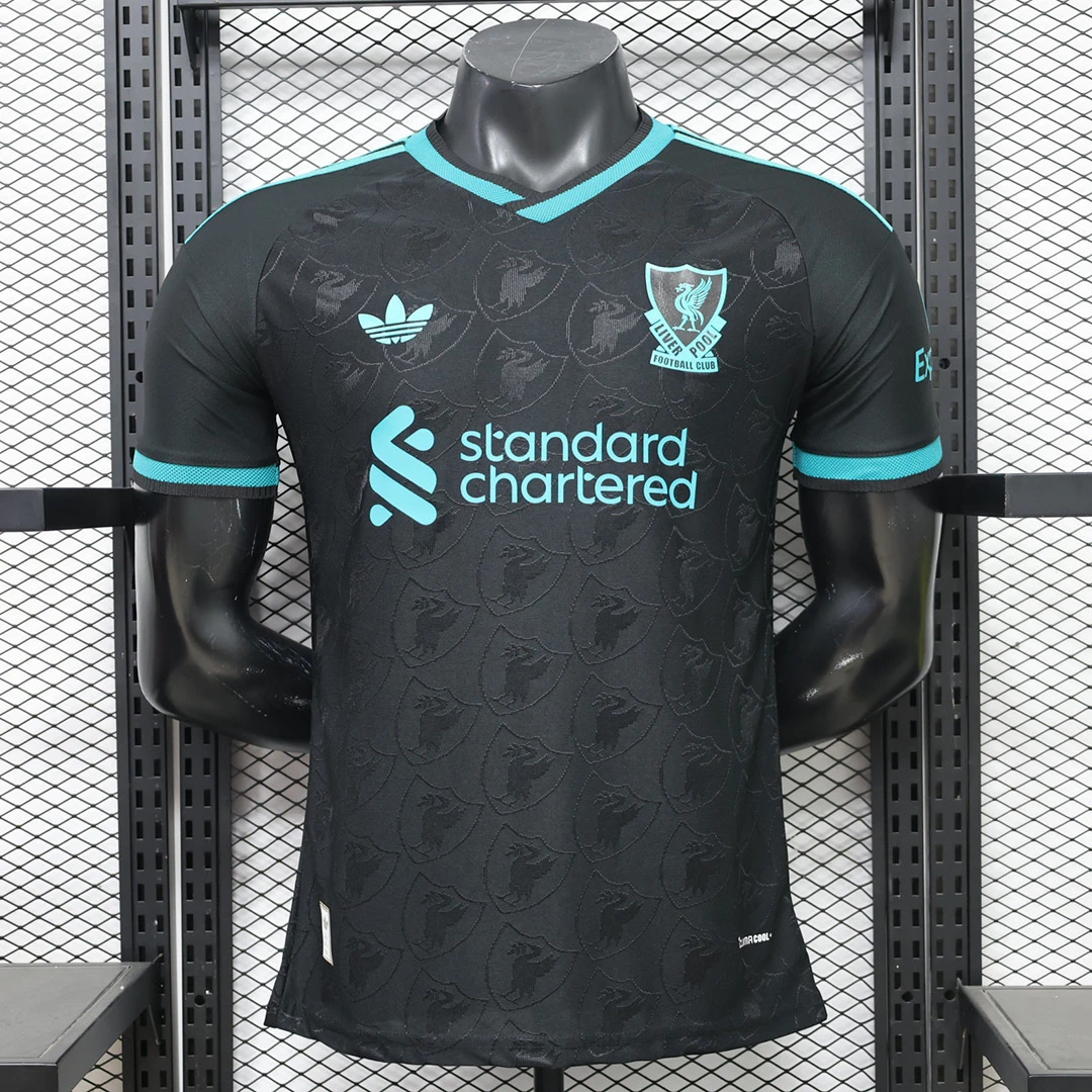 26/27 Liverpool Trefoil Player Version Black Retro Soccer Jersey