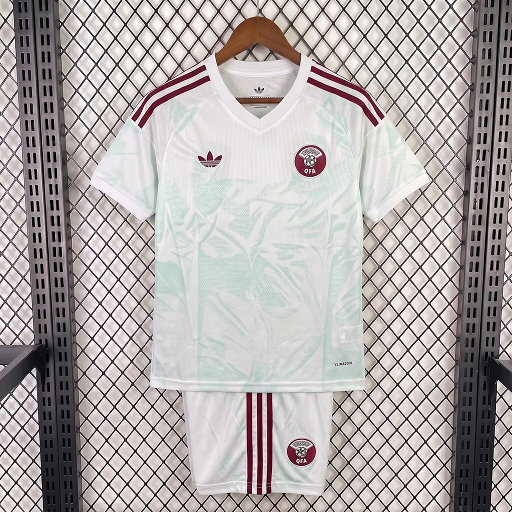 2026 Qatar Away Kids Soccer Jersey