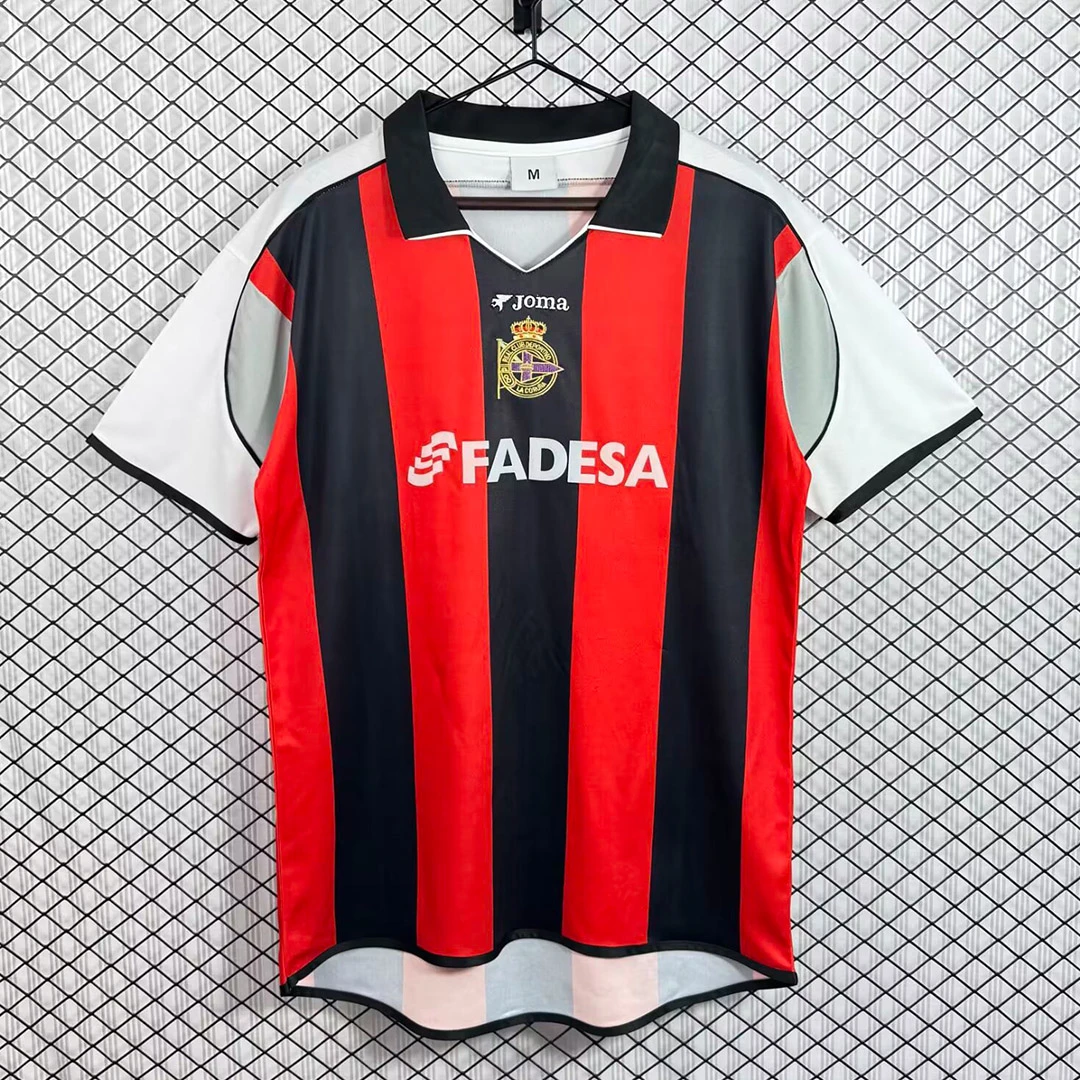 01/02 La Coruna Away Retro Soccer Jersey