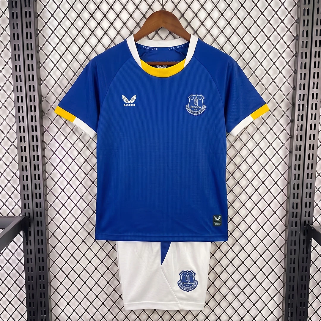 26/27 Everton Home Kids Soccer Jersey