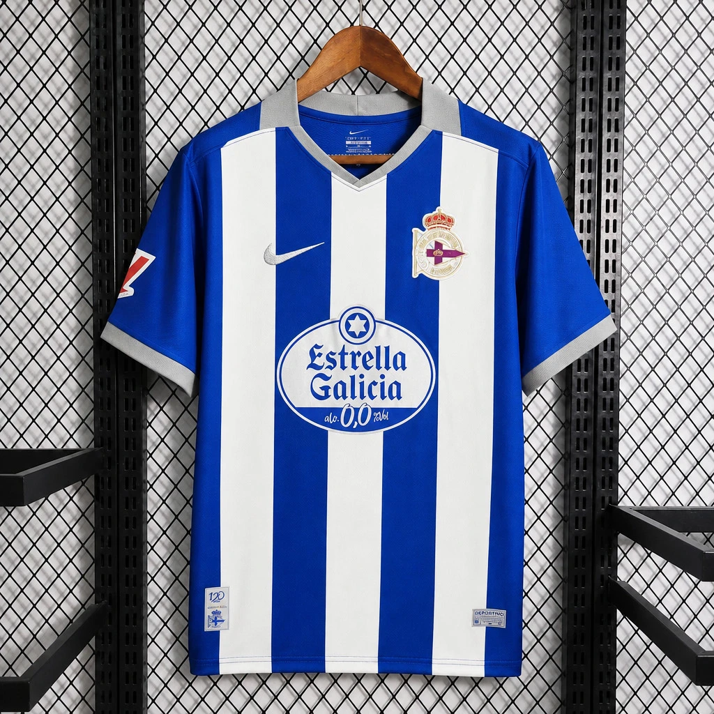 26/27 La Coruna Home Soccer Jersey