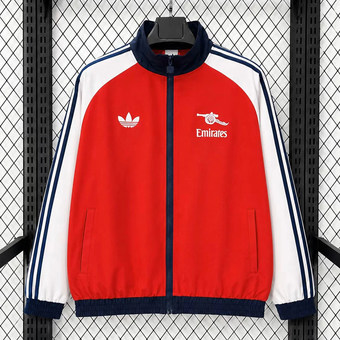 25/26 Arsenal Originals Iconic Red Windbreaker