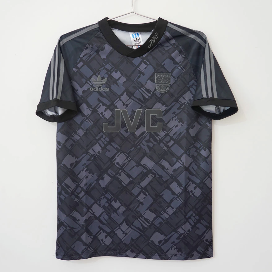 90/92 Arsenal Blackout Retro Soccer Jersey