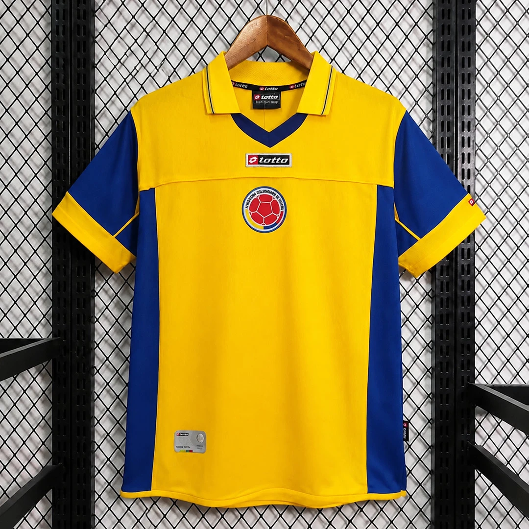 2003 Colombia Home Retro Soccer Jersey