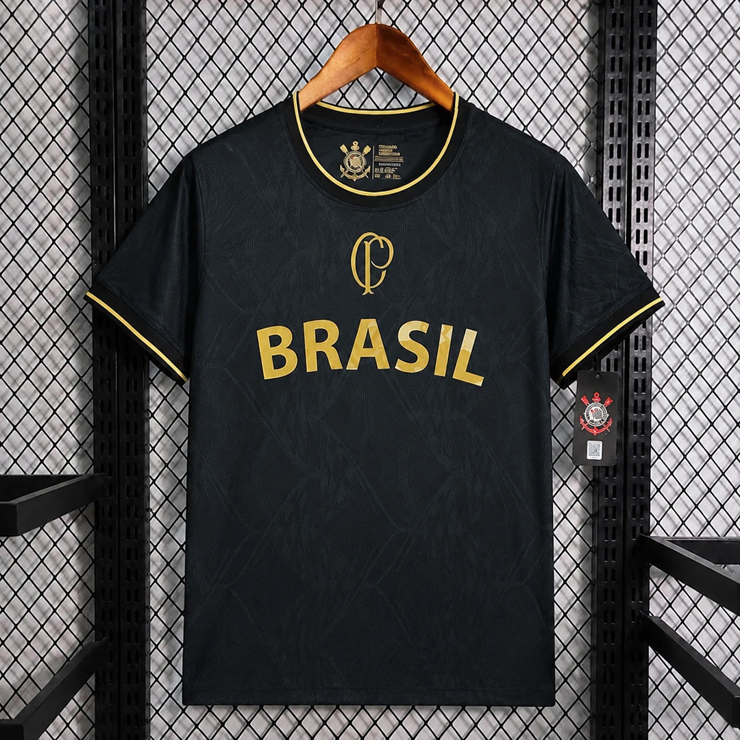 2026 Corinthians Special Brasil Black Soccer Jersey