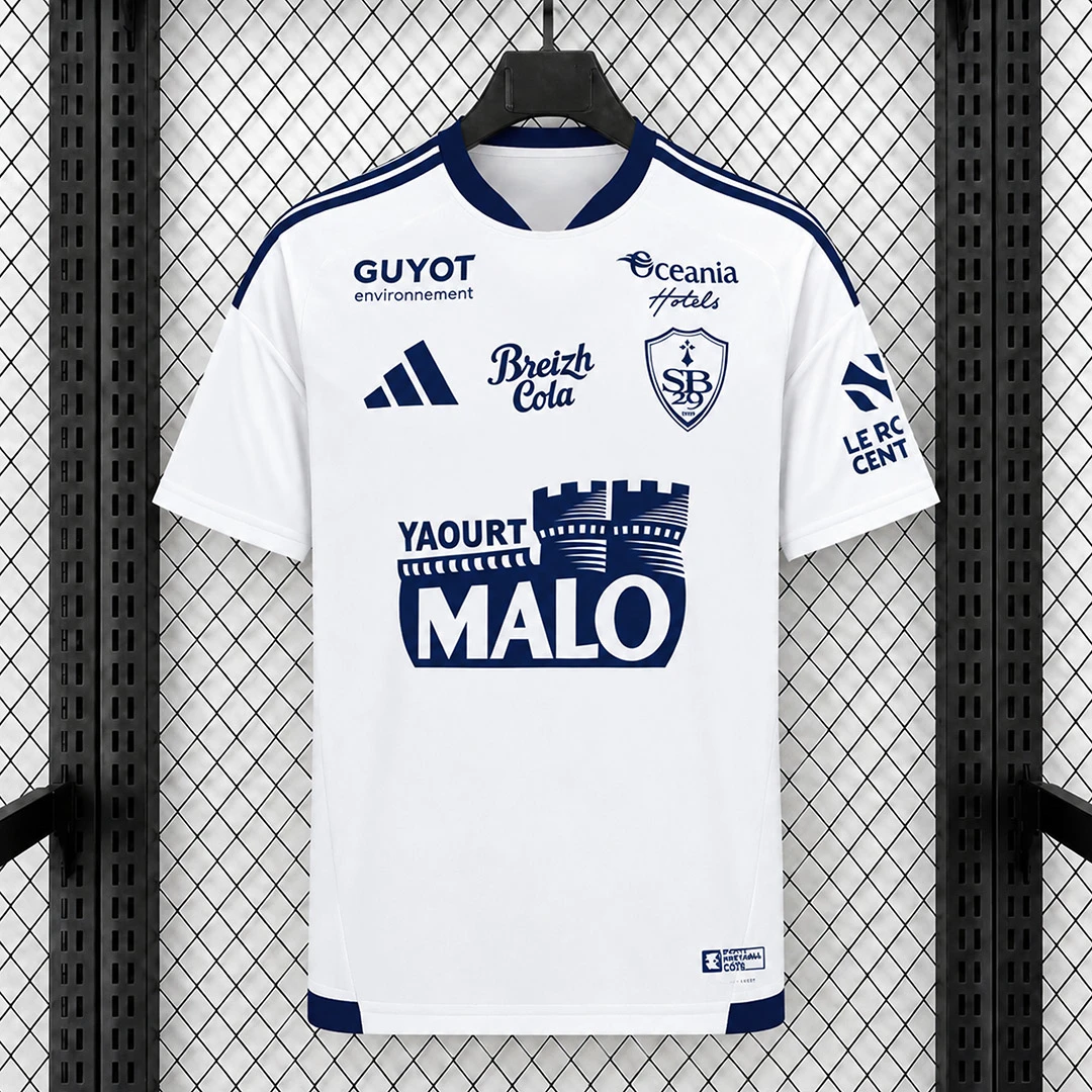 26/27 Stade Brestois Away Soccer Jersey