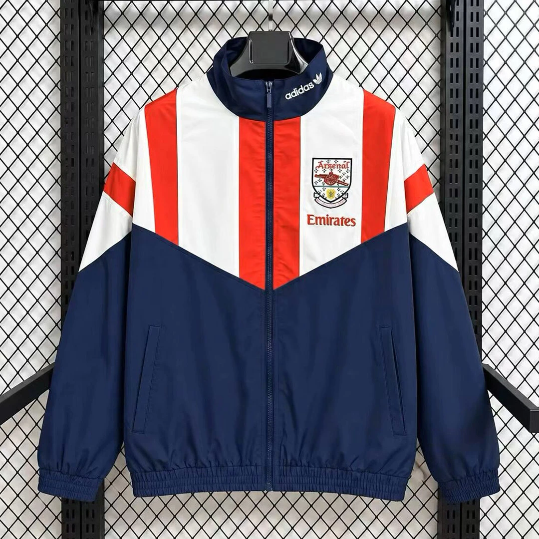 26/27 Arsenal EQT Navy Red White Windbreaker