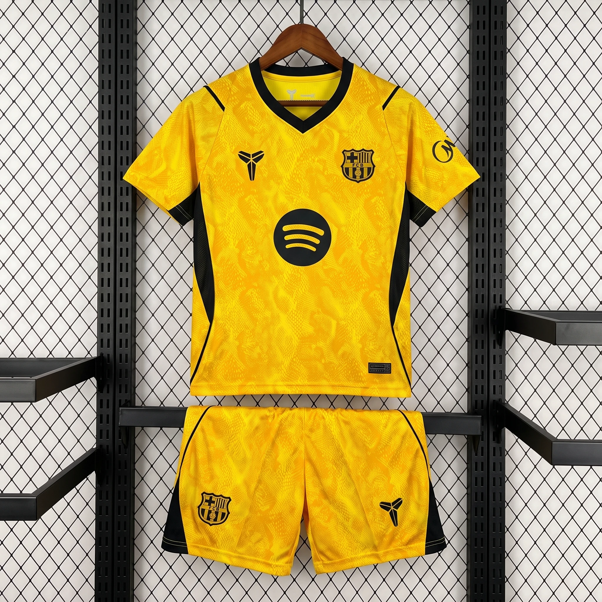 26/27 Barcelona Goalkeeper 3 Kids Soccer Jersey