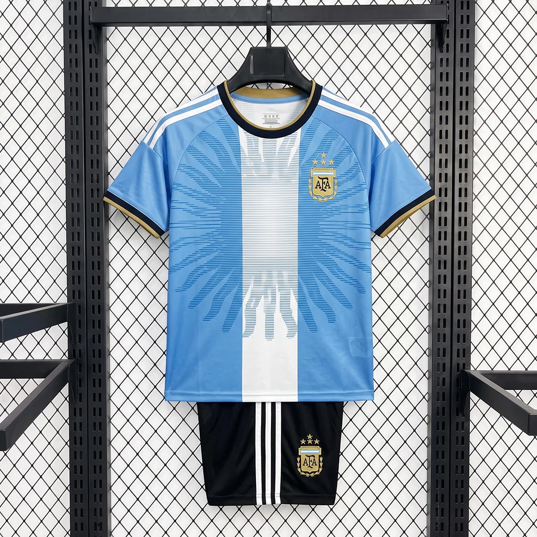 2026 Argentina MESSI Tribute Kids Soccer Jersey