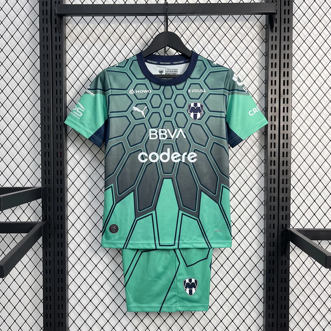 26/27 Rayados Monterrey Goalkeeer 2 Kids Soccer Jersey