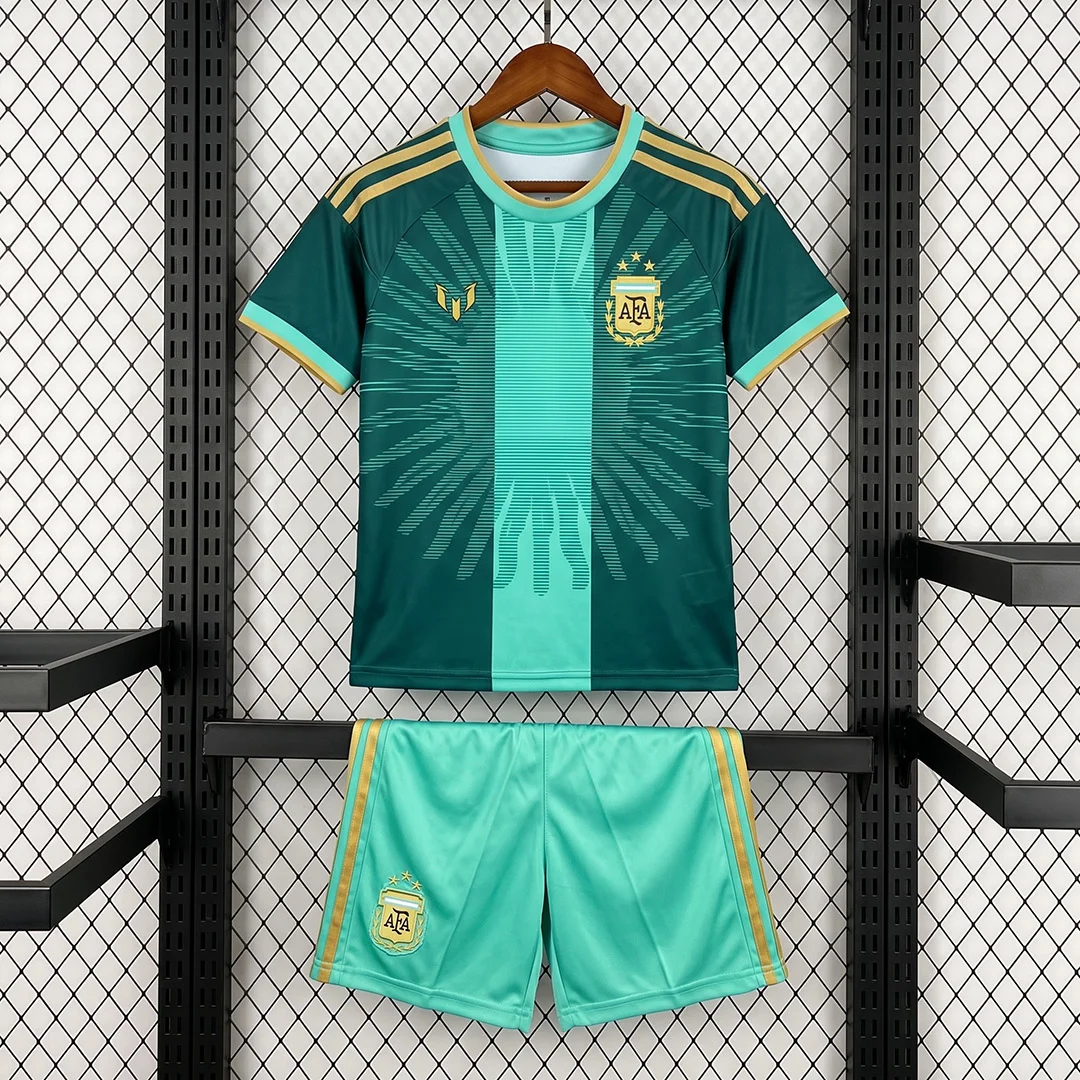 2026 Argentina MESSI Tribute Goalkeeper Kids Soccer Jersey
