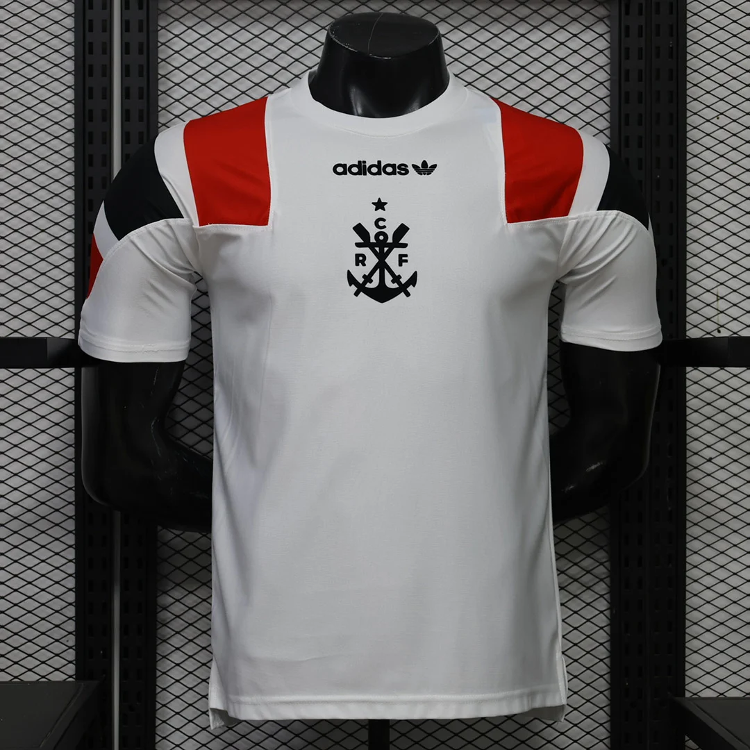 2026 Flamengo EQT White Player Version Soccer Jersey