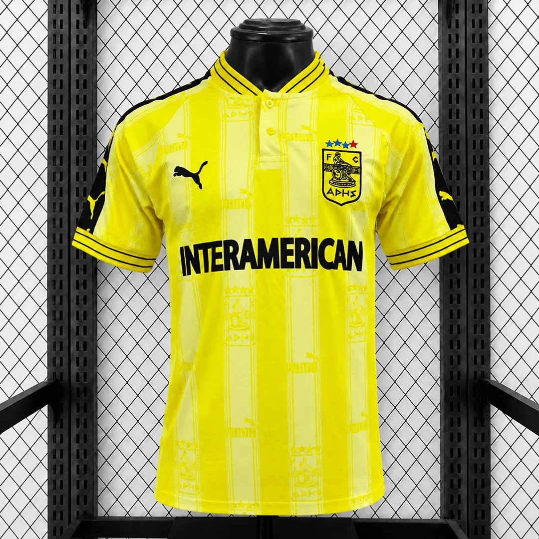 99/00 Aris Thessaloniki Home Retro Soccer Jersey
