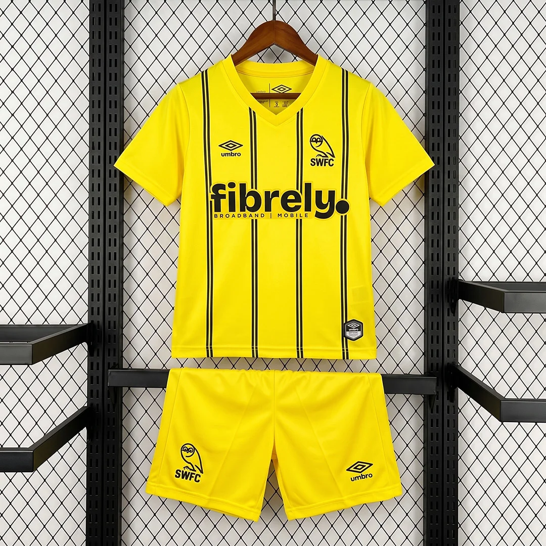 26/27 Sheffield Wednesday Away Kids Soccer Jersey