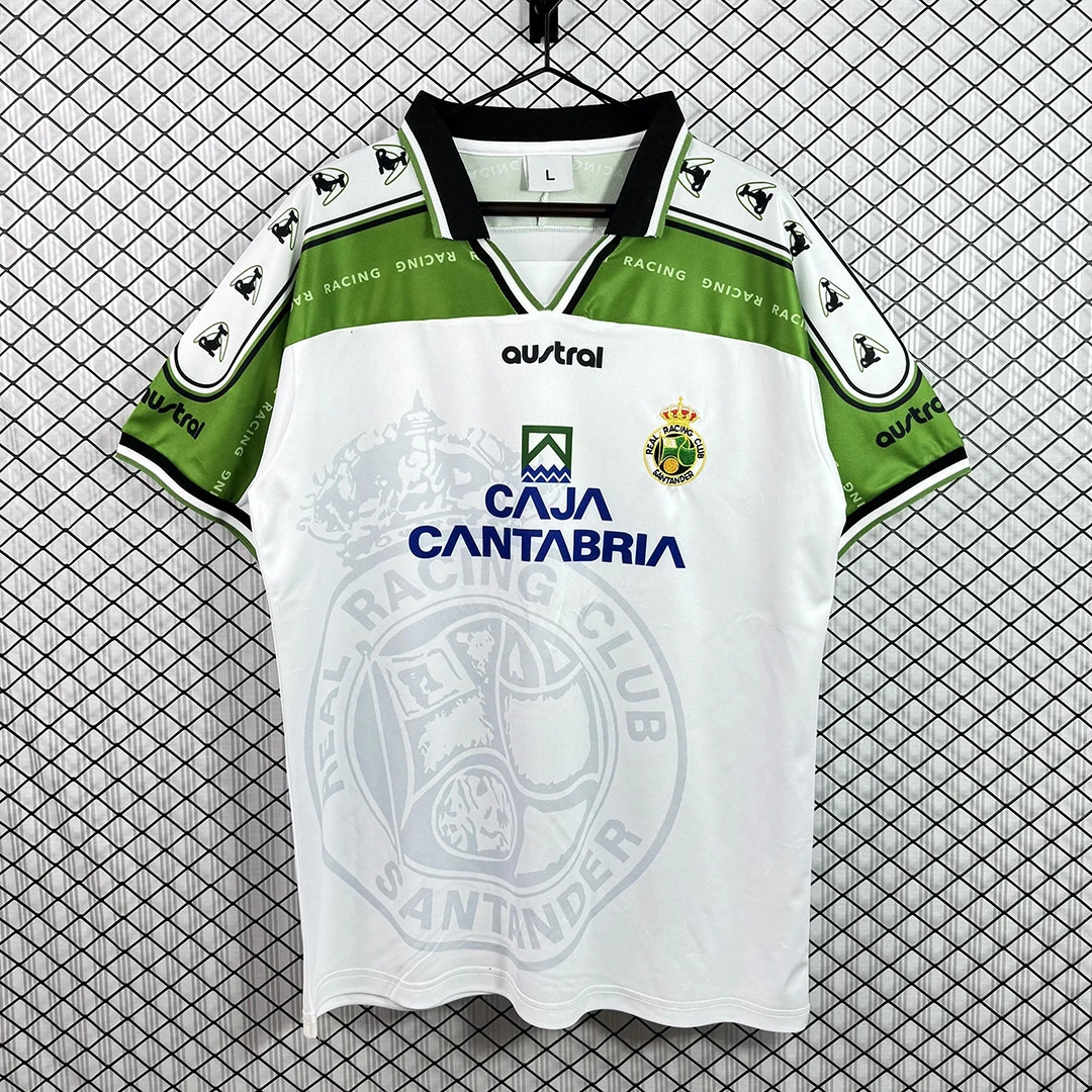97/98 Santander Home Retro Soccer Jersey