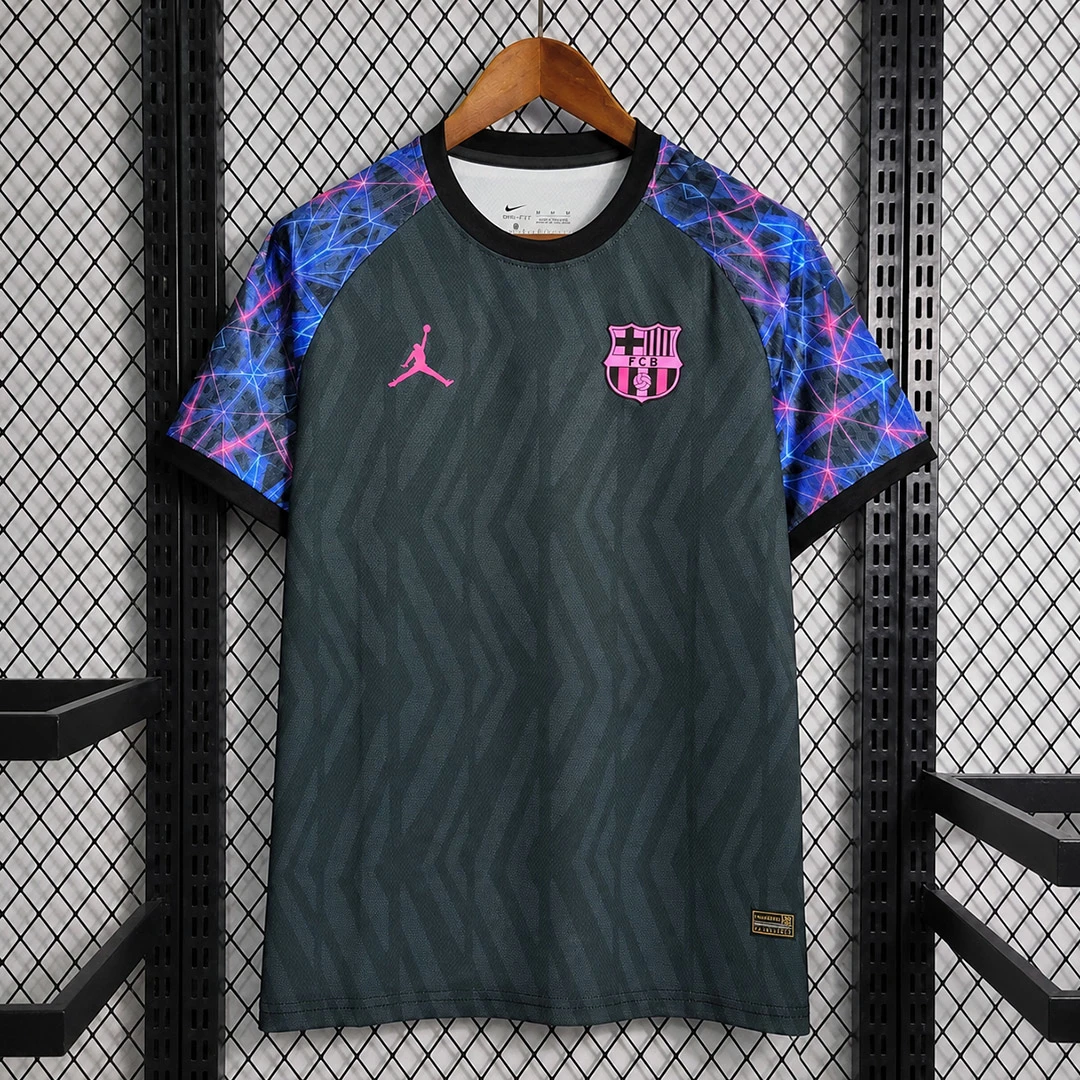 26/27 Barcelona Special Edition Black Blue Training Soccer Jersey