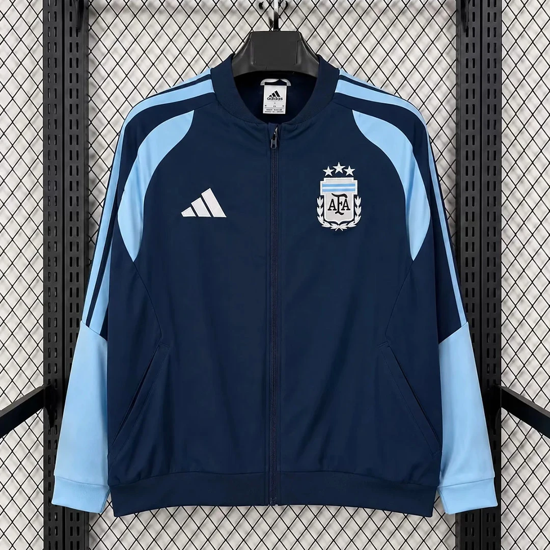 2026 Argentina Dark Blue Travel Jacket