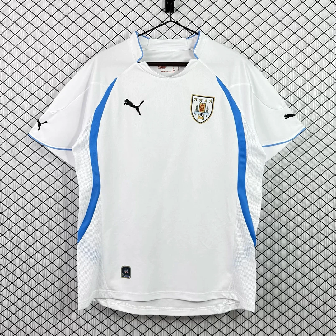 2010 Uruguay Away Retro Soccer Jersey