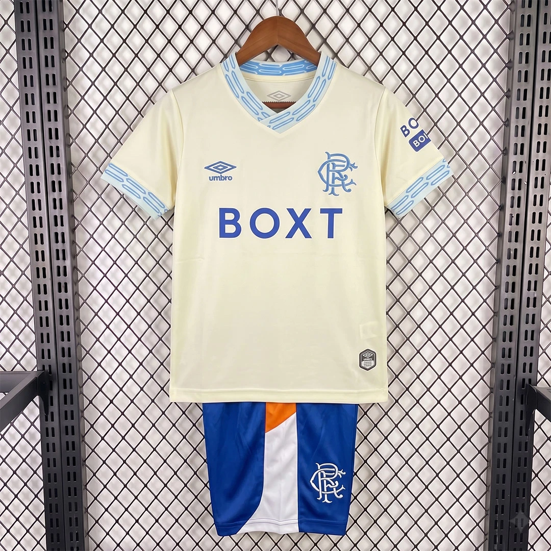 26/27 Rangers Away Kids Soccer Jersey
