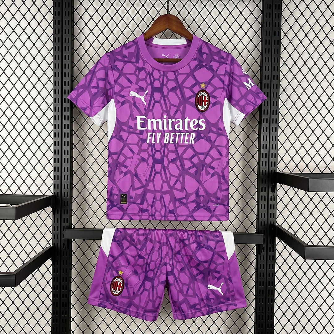 26/27 AC Milan Goalkeeper Away Kids Soccer Jersey