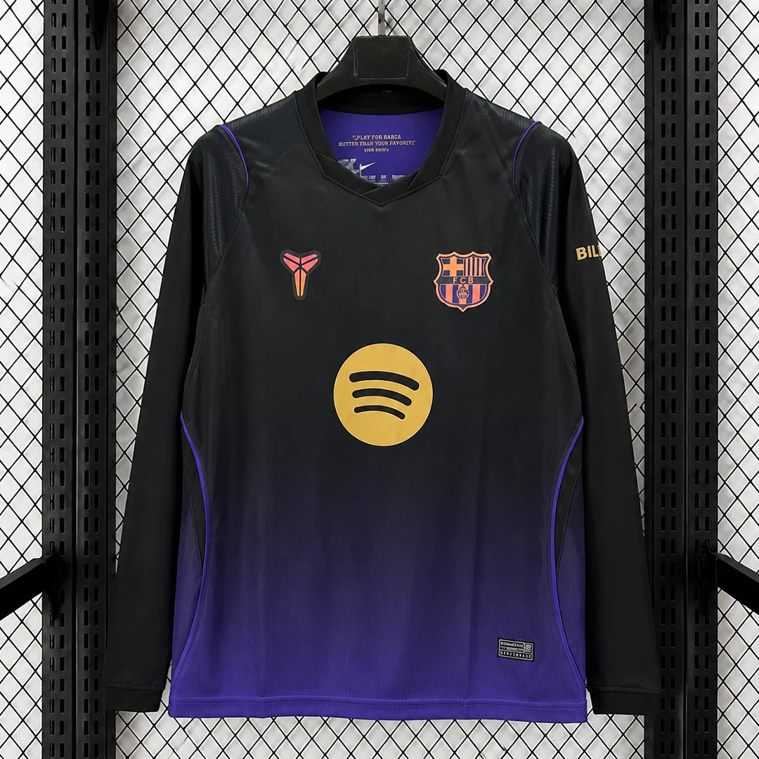 26/27 Barcelona Away Long Sleeve Jersey Soccer Jersey