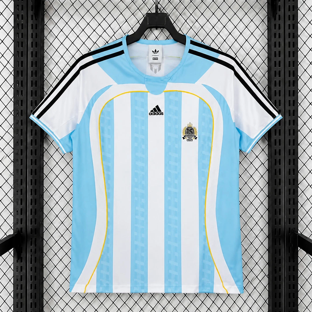 2006 Argentina x Kith Collaboration Home Retro Soccer Jersey
