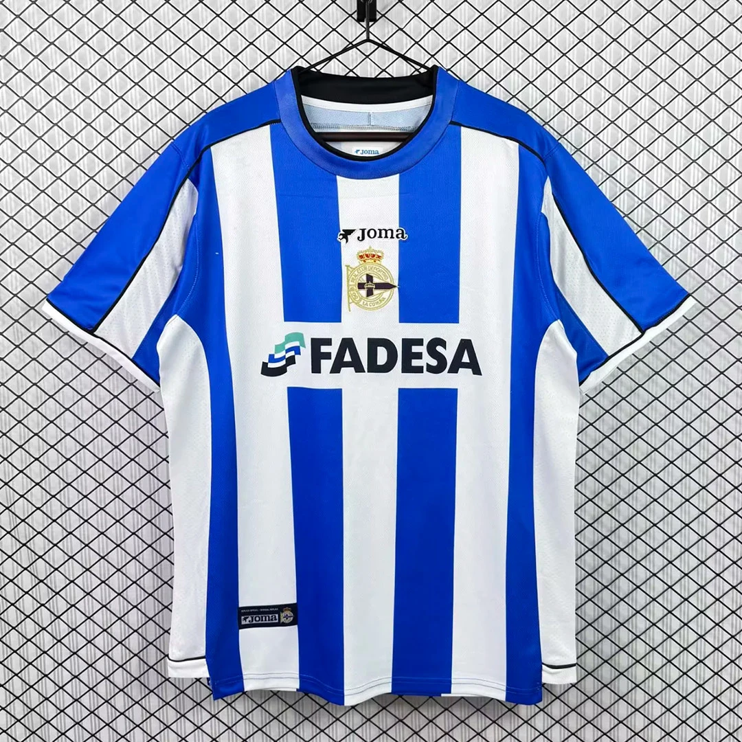02/03 La Coruna Home Retro Soccer Jersey