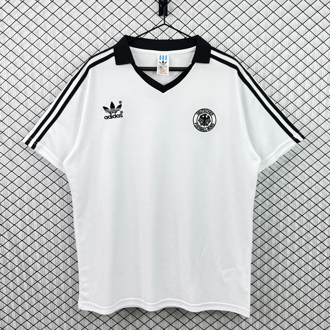 1982 Germany Home Retro Soccer Jersey