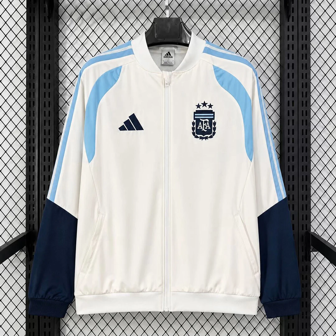 2026 Argentina White Presentation Jacket