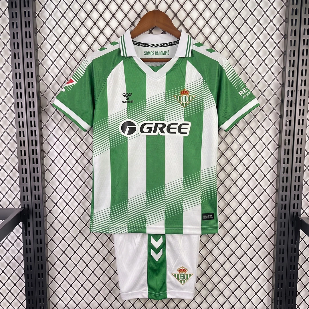 26/27 Real Betis Home Kids Soccer Jersey