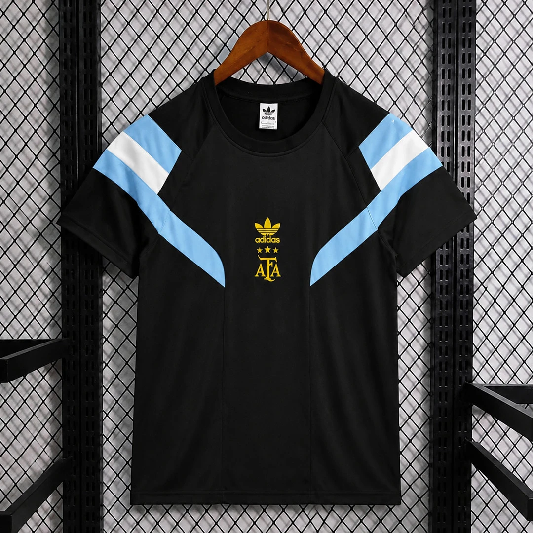 2026 Argentina Lifestyle Black Short Sleeve Sweatshirt
