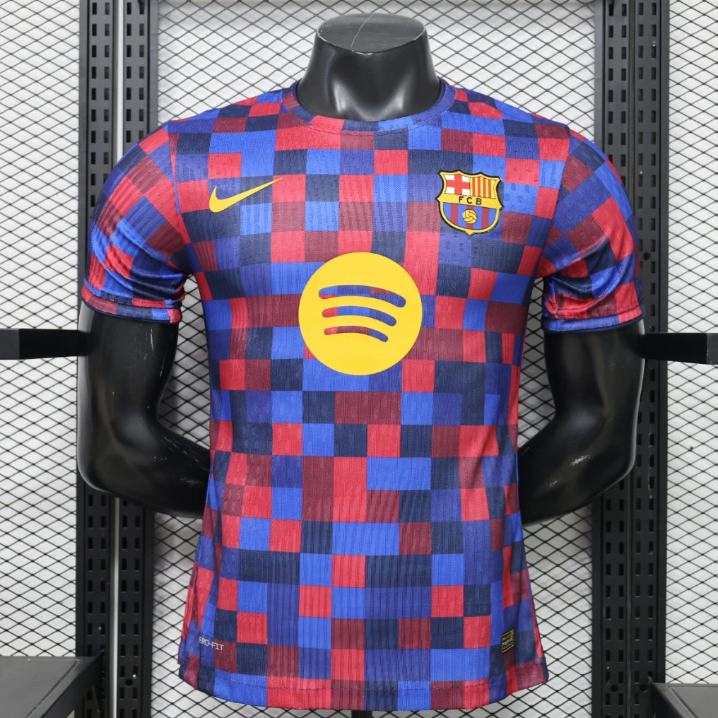 26/27 Barcelona Pre-Match 4 Player Version Soccer Jersey