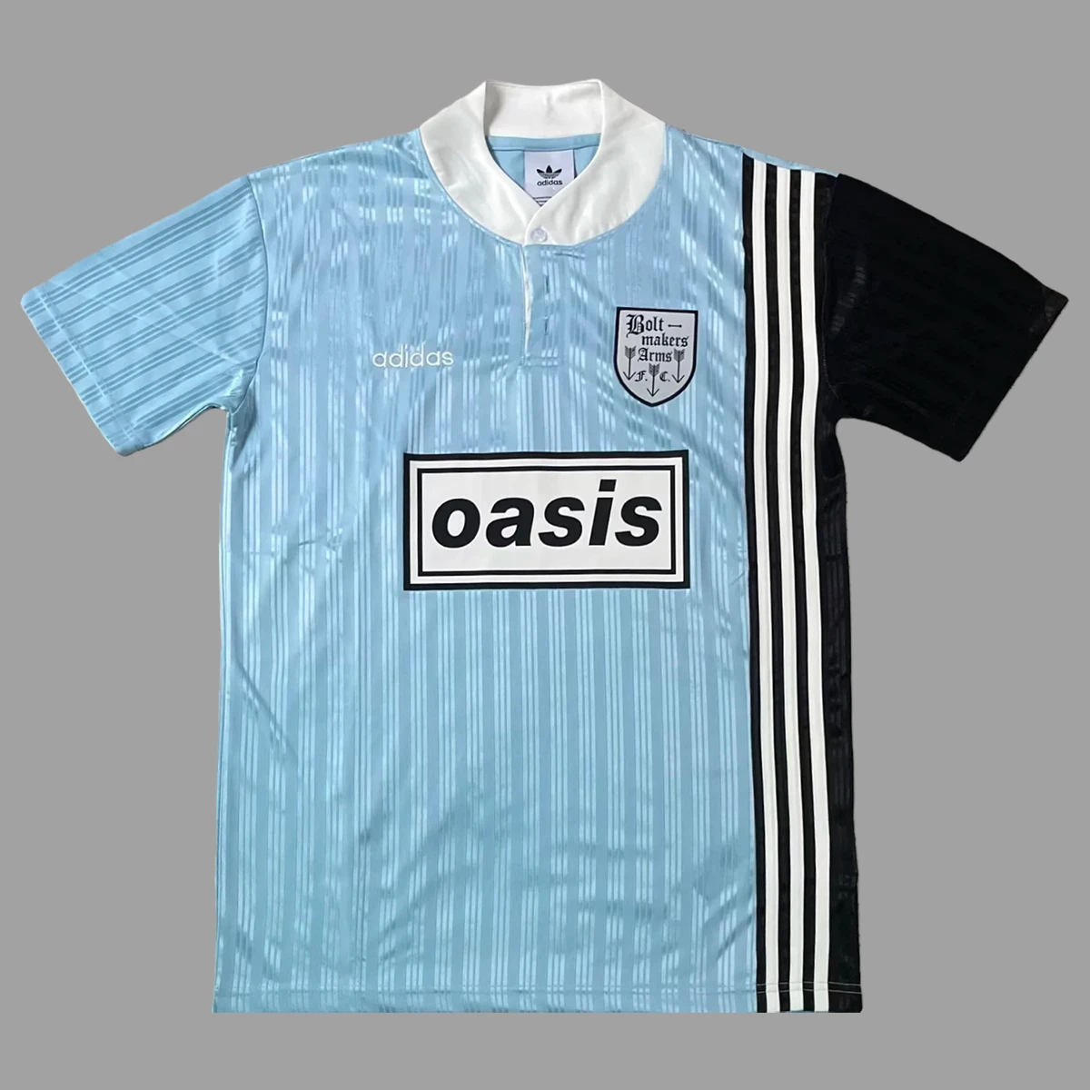95/96 Oasis Boltmakers Arms Blue Retro Soccer Jersey