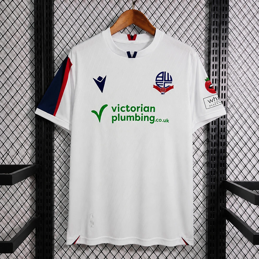26/27 Bolton Wanderers Home Soccer Jersey