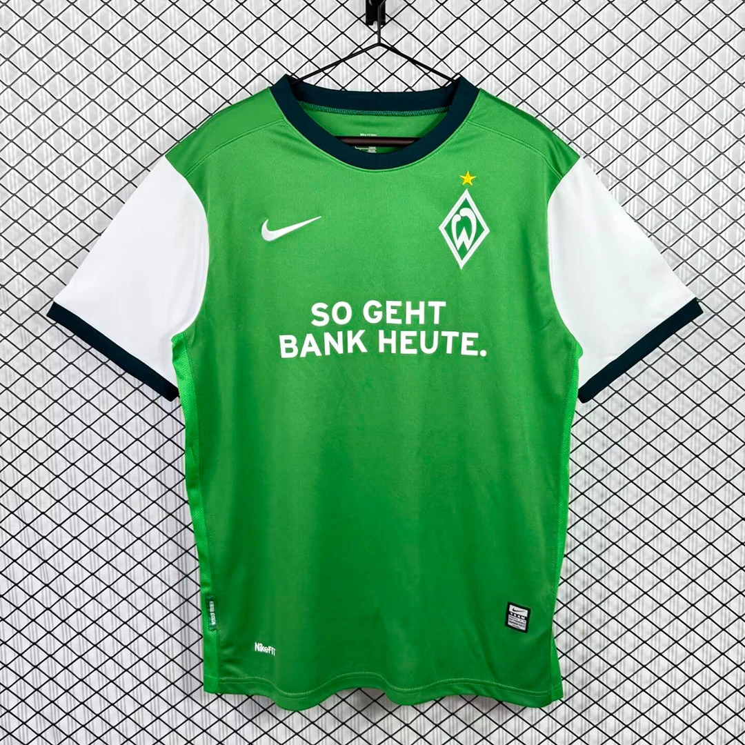 09/10 Werder Bremen Home Retro Soccer Jersey
