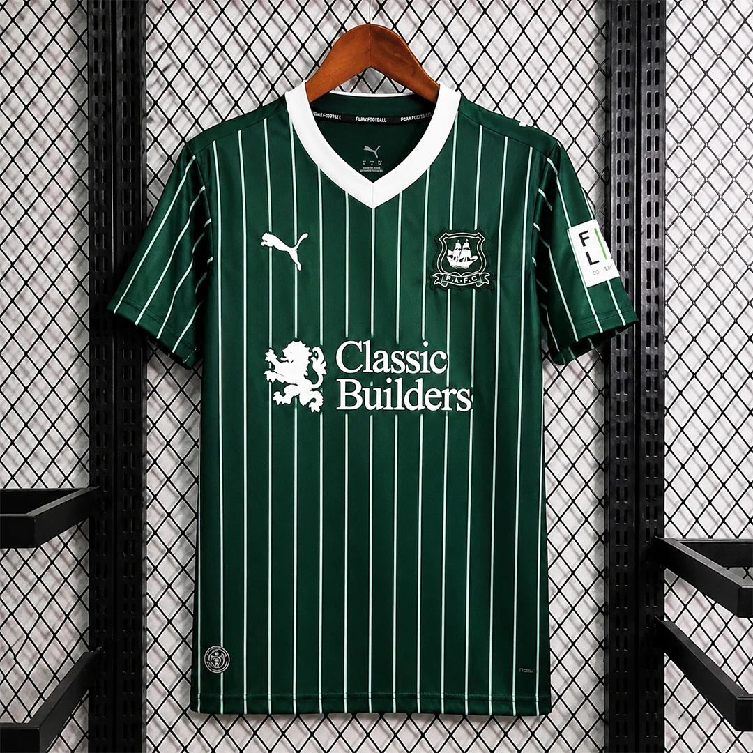 26/27 Plymouth Argyle Home Soccer Jersey