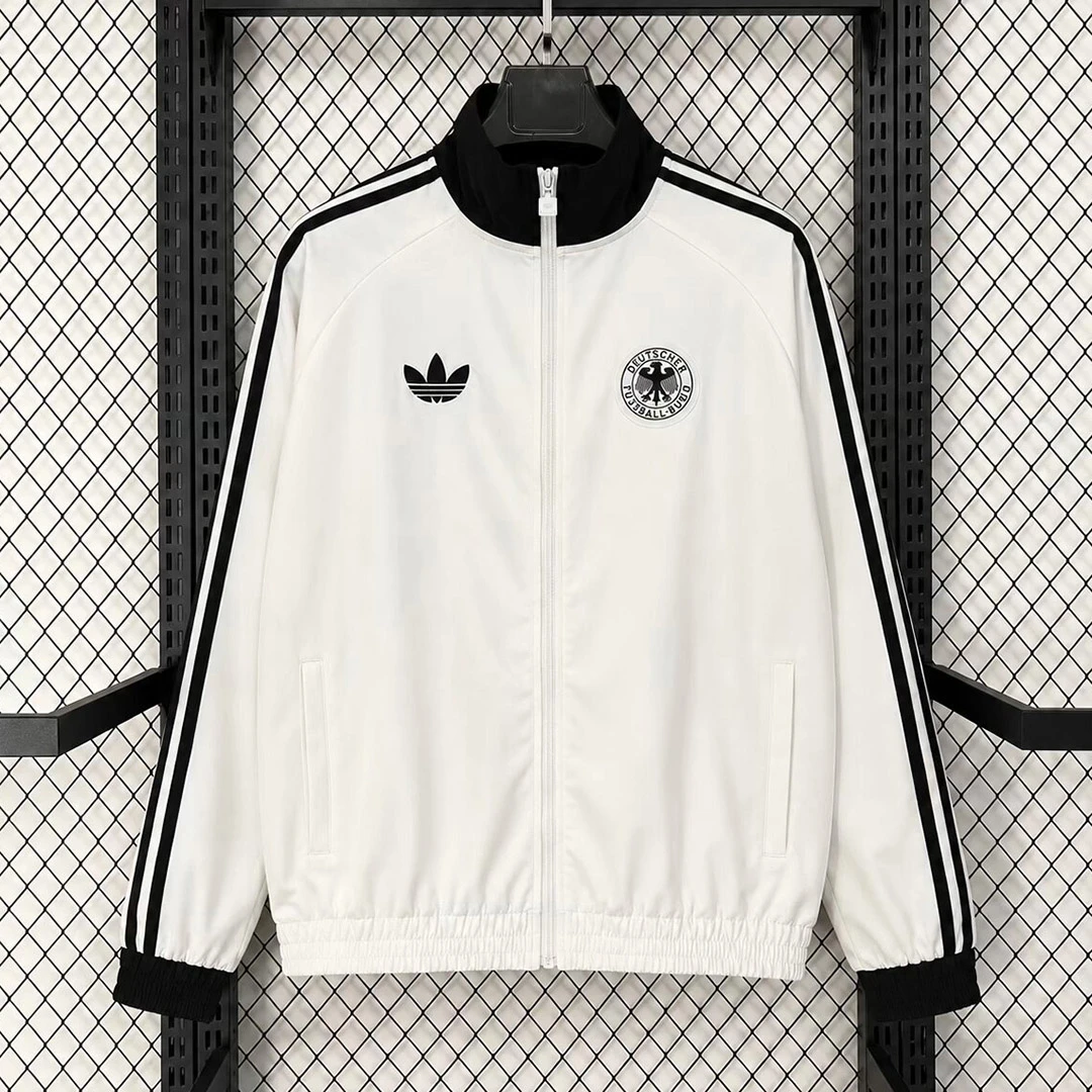 2026 Germany Originals Trefoil White Track Jacket