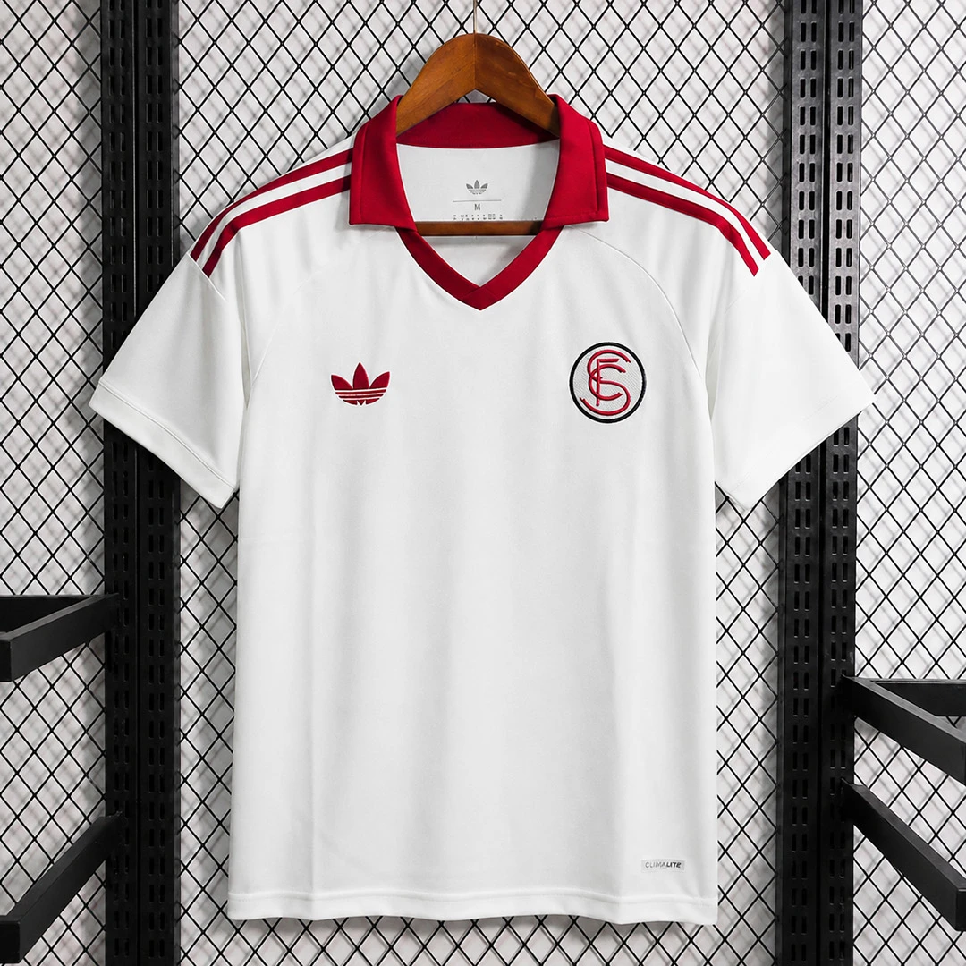 26/27 Sevilla Originals White Trefoil Polo Shirt