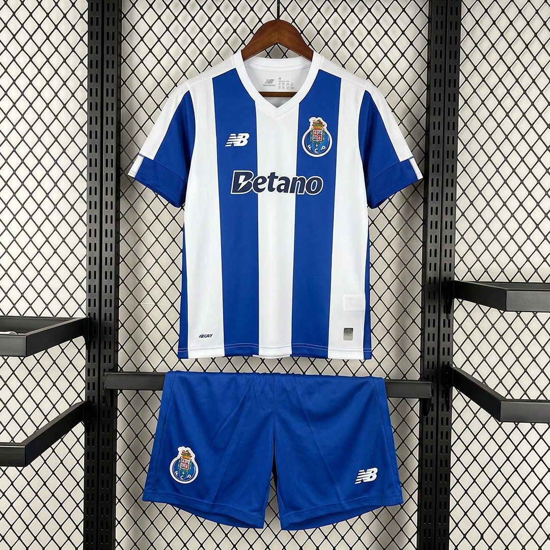 26/27 Porto Home Kids Soccer Jersey Size 16-28