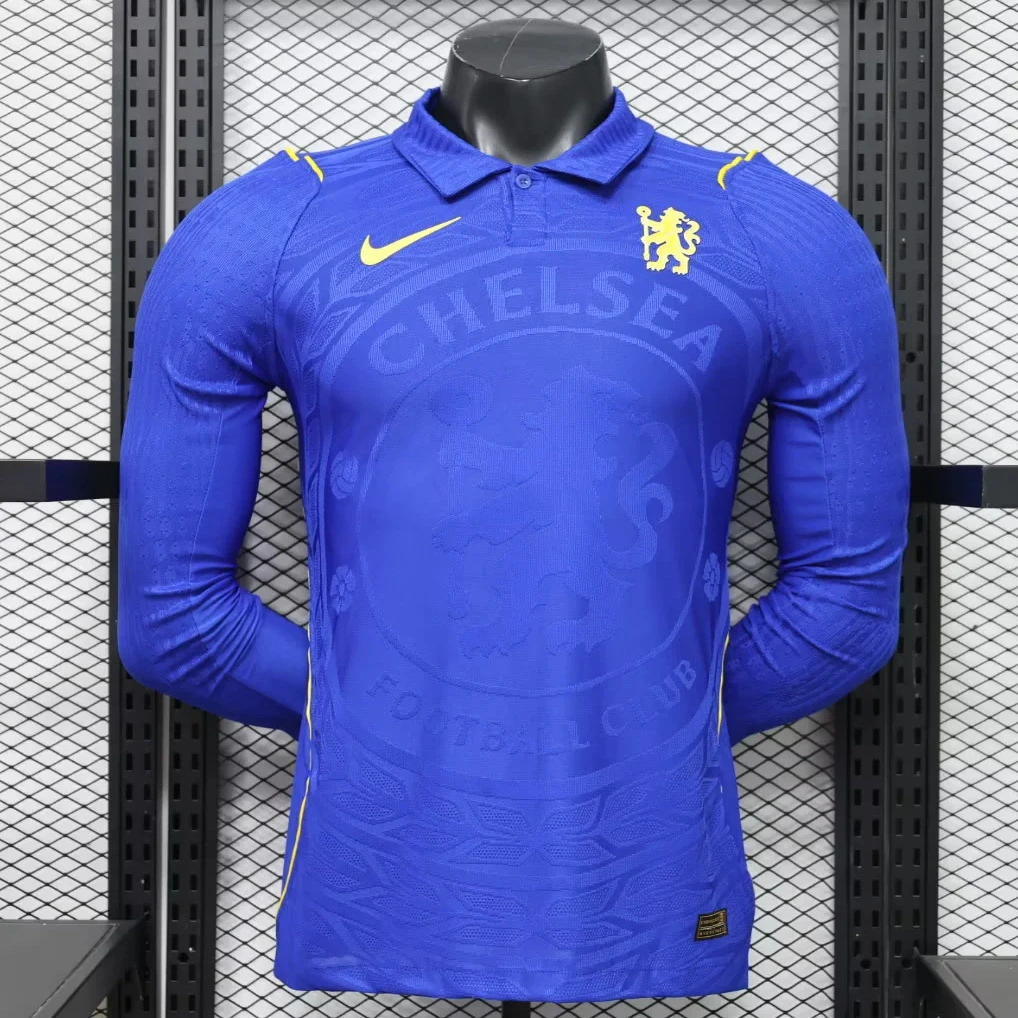 26/27 Chelsea Home Long Sleeve Player Version Soccer Jersey