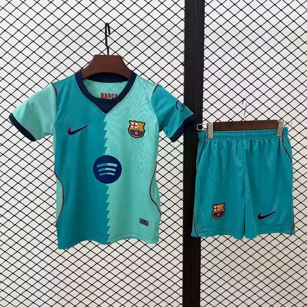26/27 Barcelona Third Kids Soccer Jersey Size 16-28