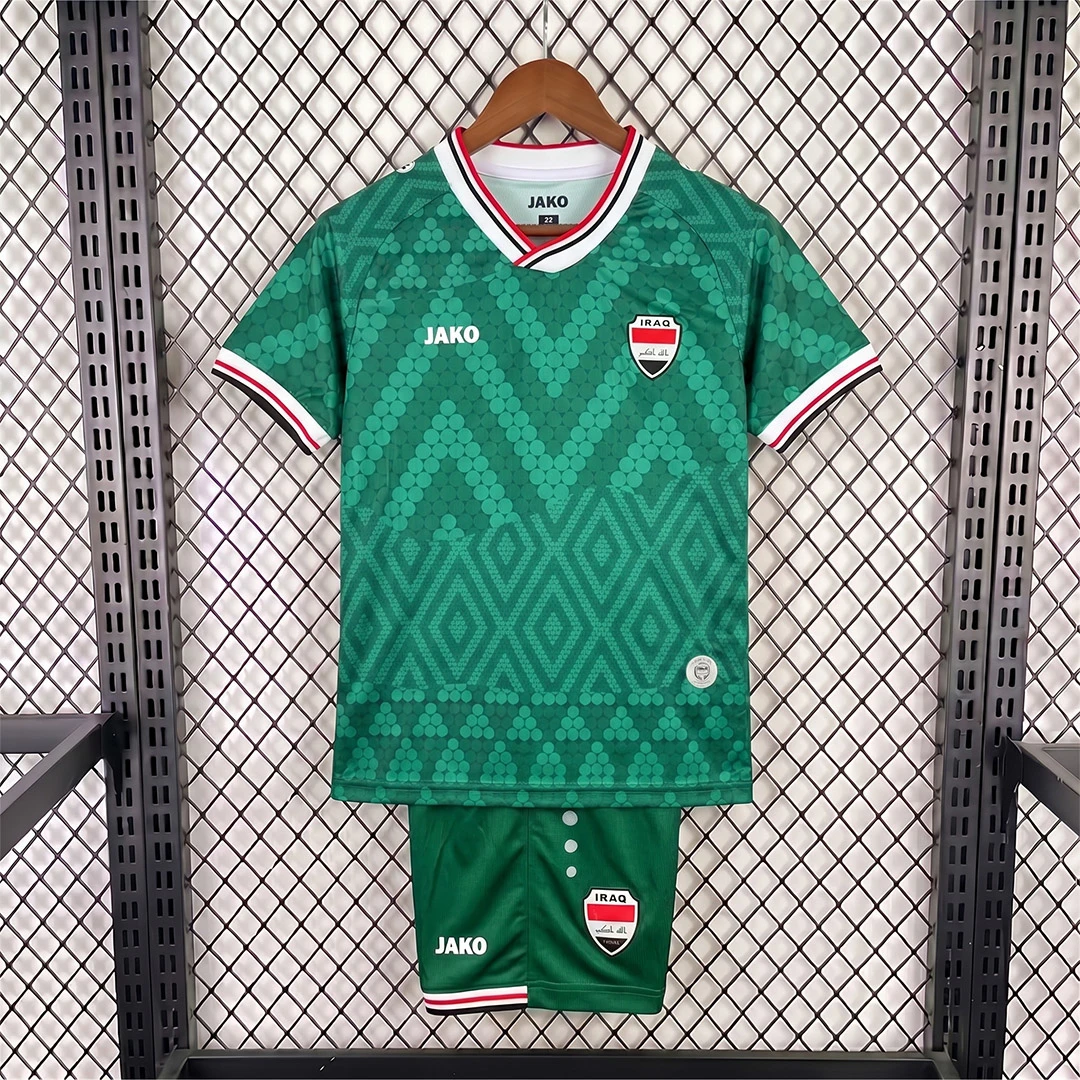 2026 Iraq Away Kids Soccer Jersey Size 16-28