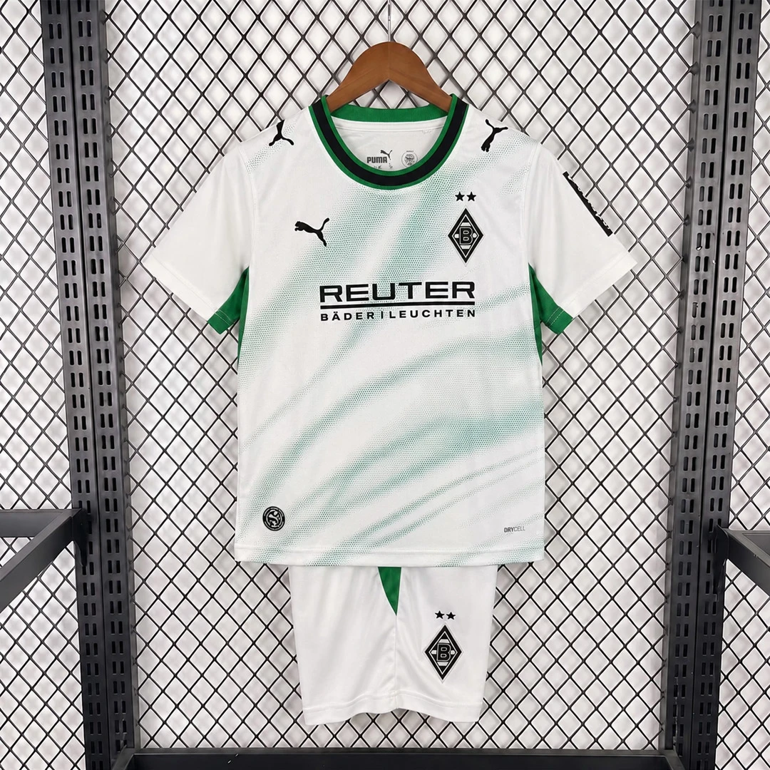 26/27 Monchengladbach Home Kids Soccer Jersey Size 16-28