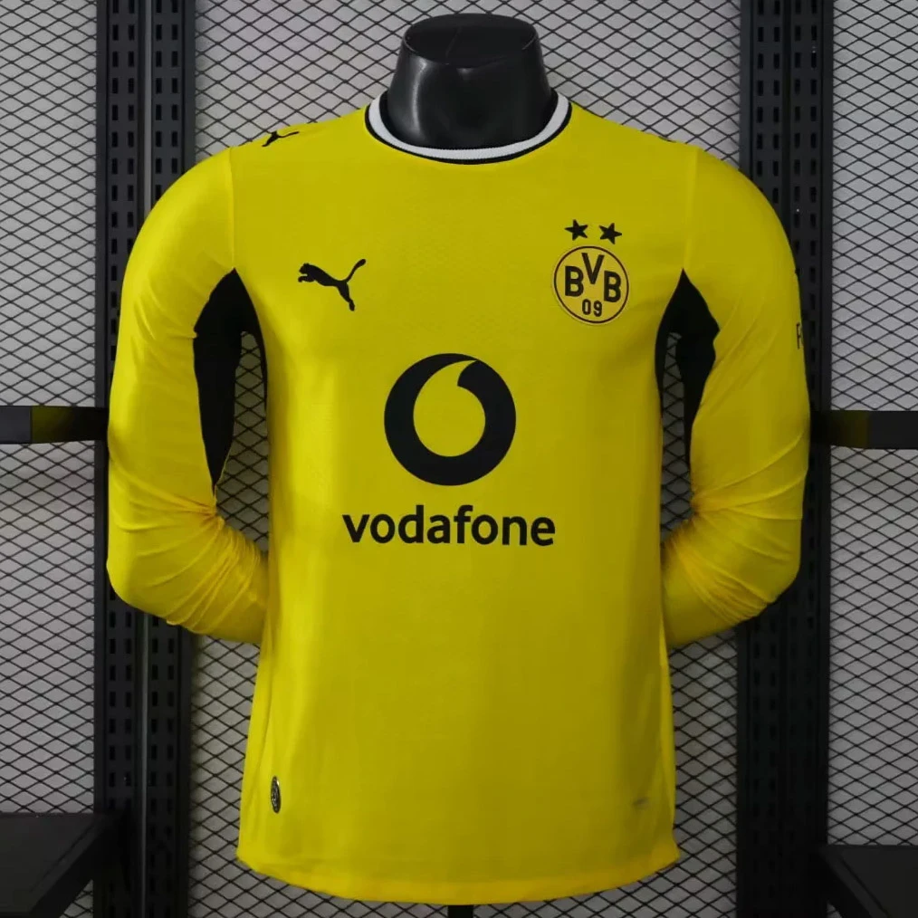 26/27 Dortmund Home Long Seelve Player Version Soccer Jersey