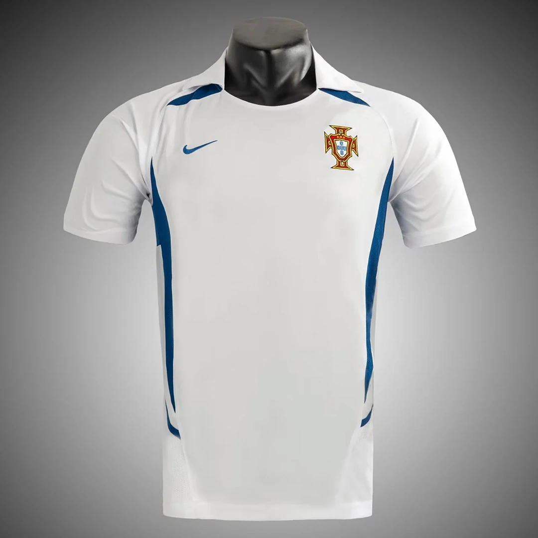 2002 Portugal Away Retro Soccer Jersey
