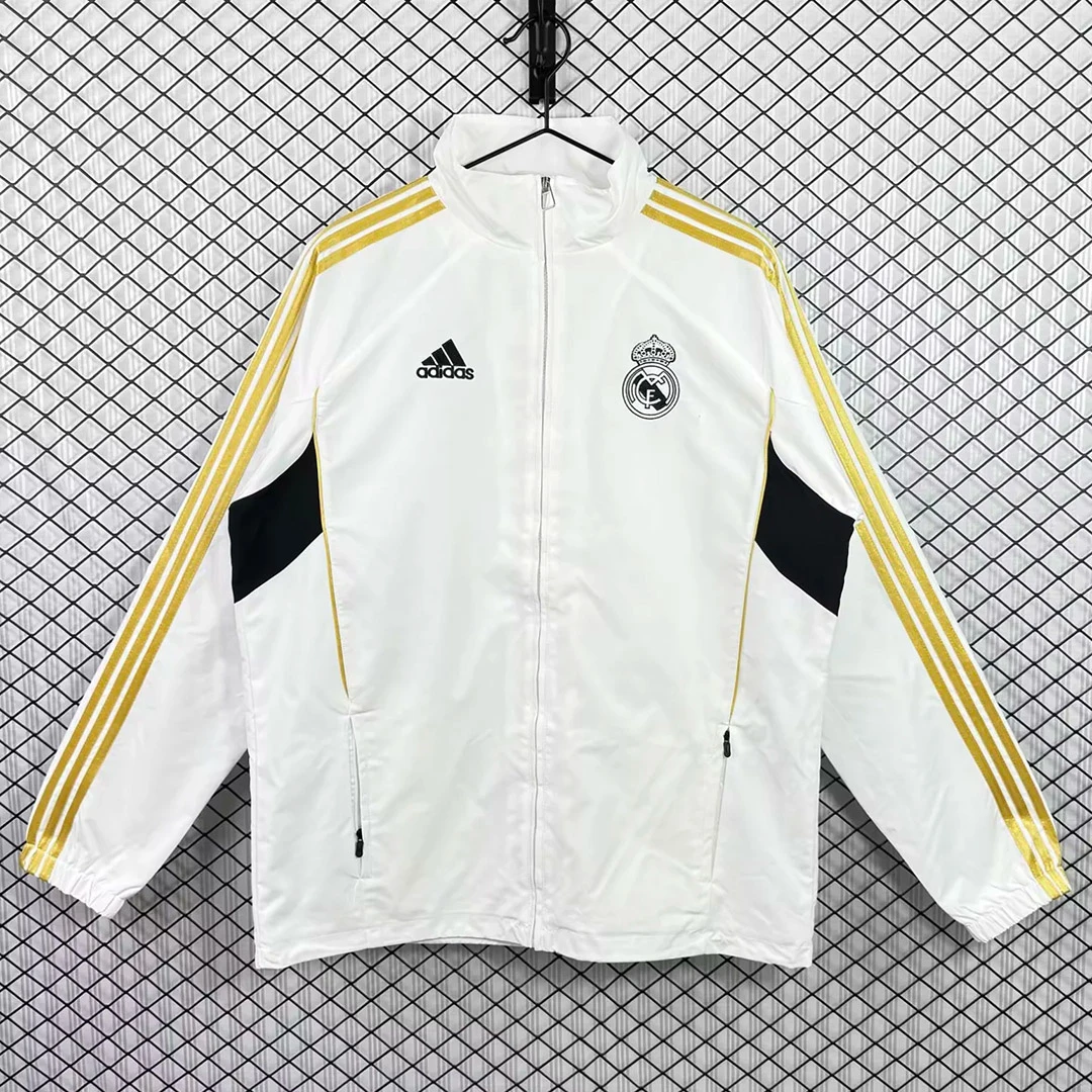 11/12 Real Madrid Home White Windbreaker