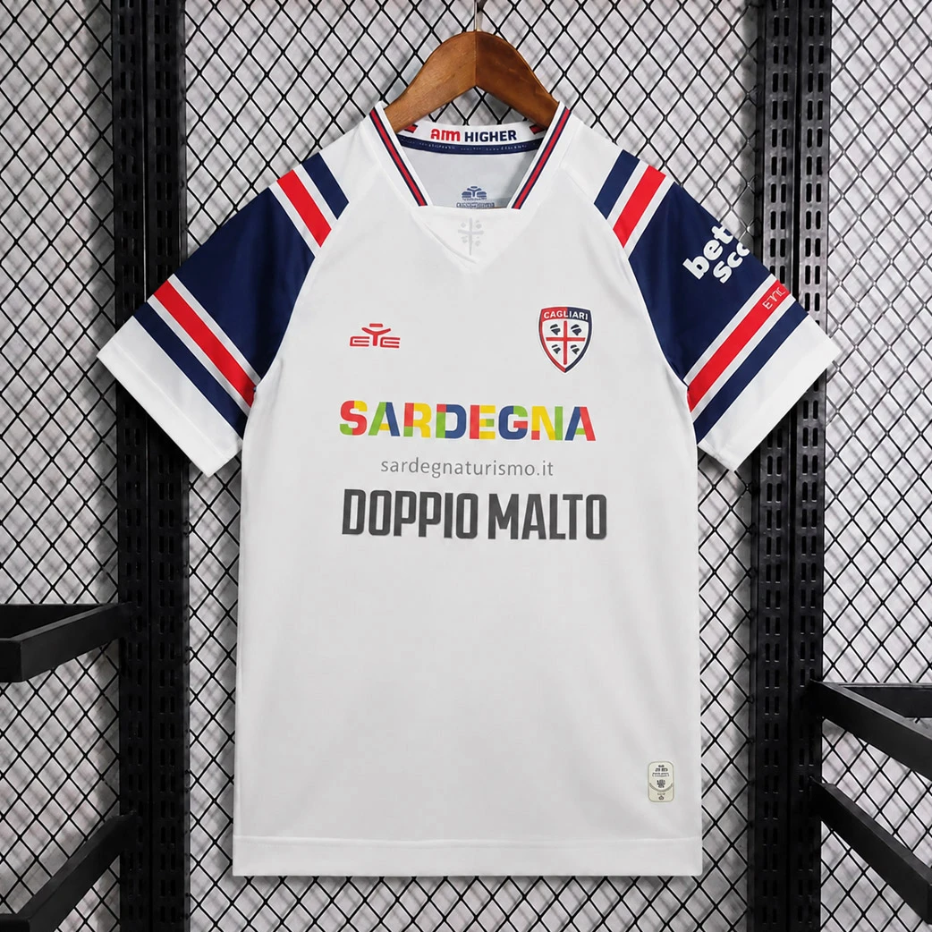 26/27 Cagliari Away Soccer Jersey