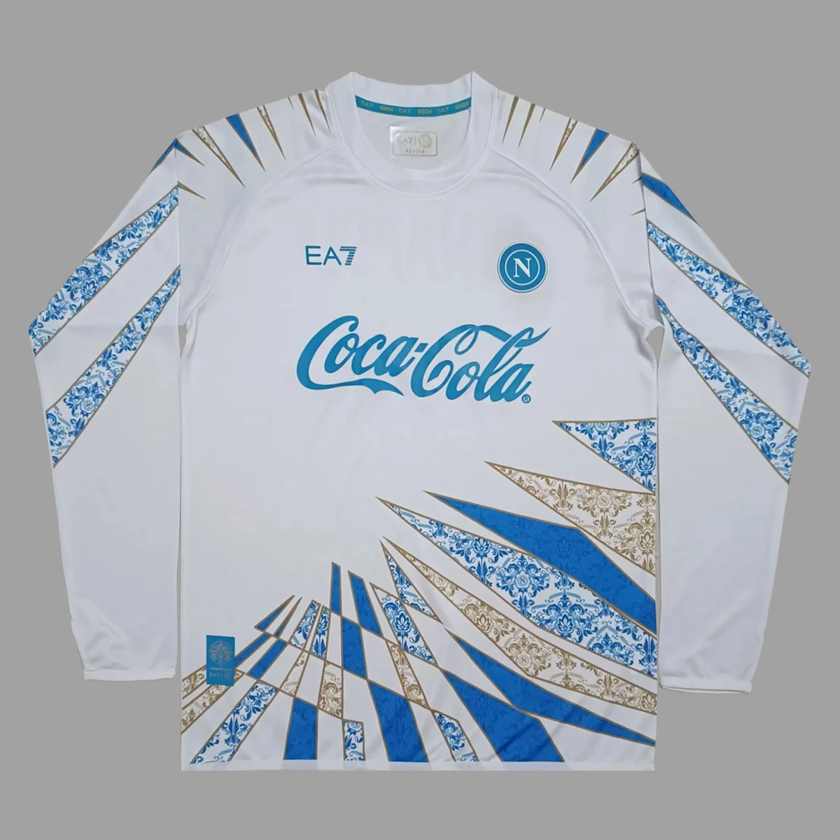 25/26 Napoli Pre-Match Long Sleeve Soccer Jersey
